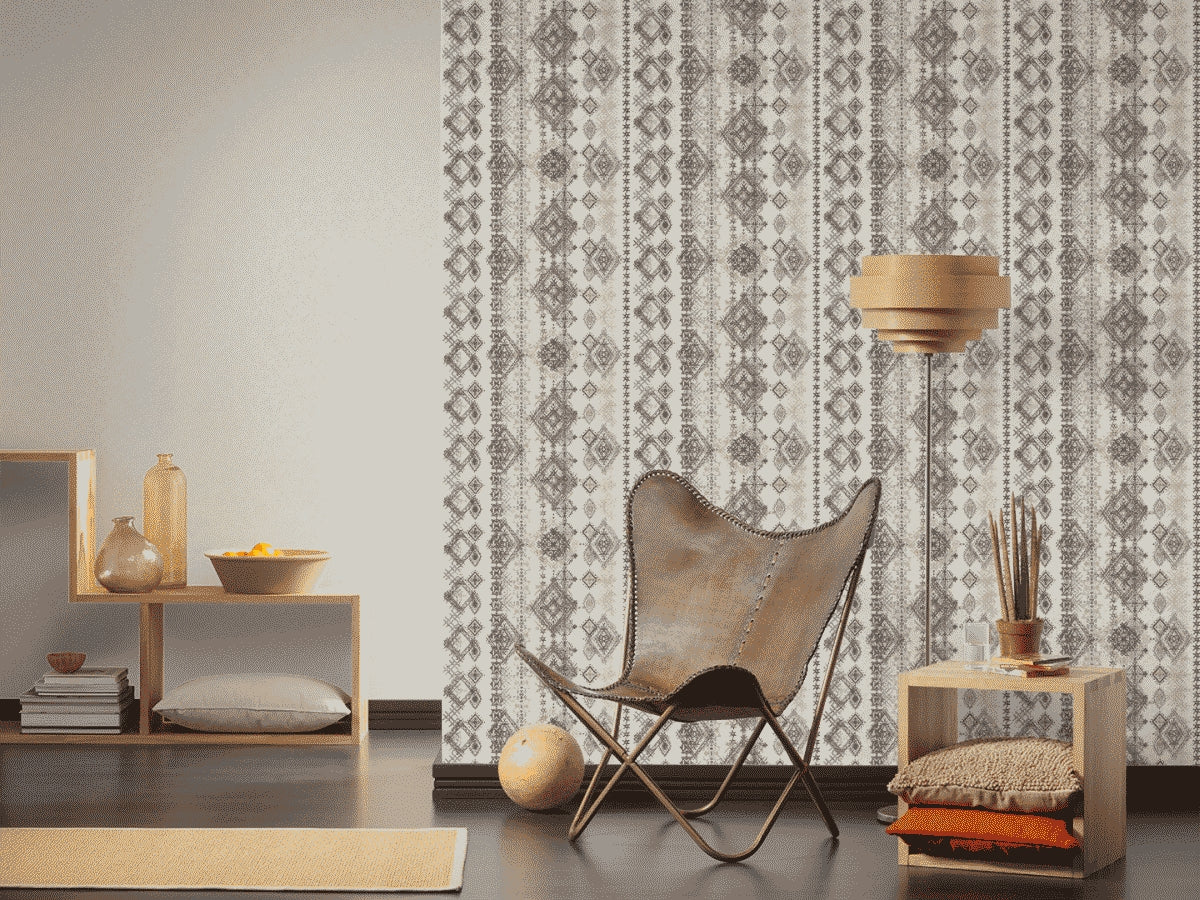 A.S. Création Unitapete Uni einfarbig Creme 364643 Tapete Boho Love Wandtapete