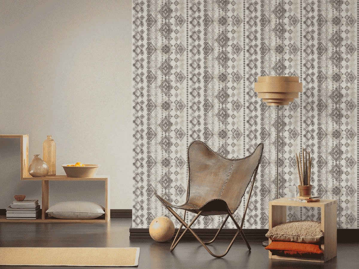 A.S. Création Unitapete Uni einfarbig Creme 364644 Tapete Boho Love Wandtapete