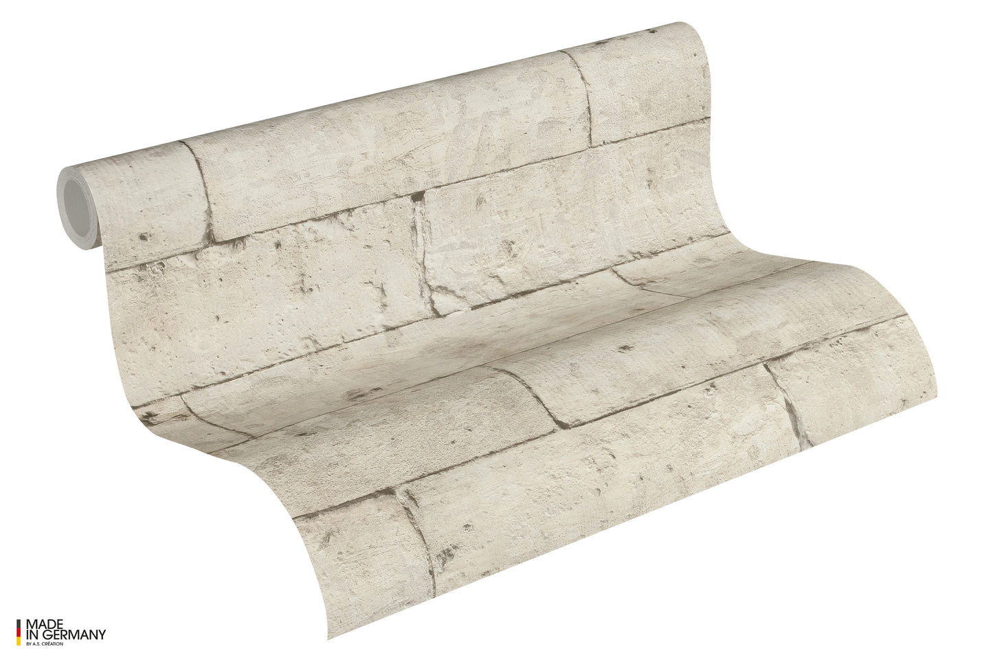 A.S. Création Steintapete Beige Vliestapete 366201 Wandtapete