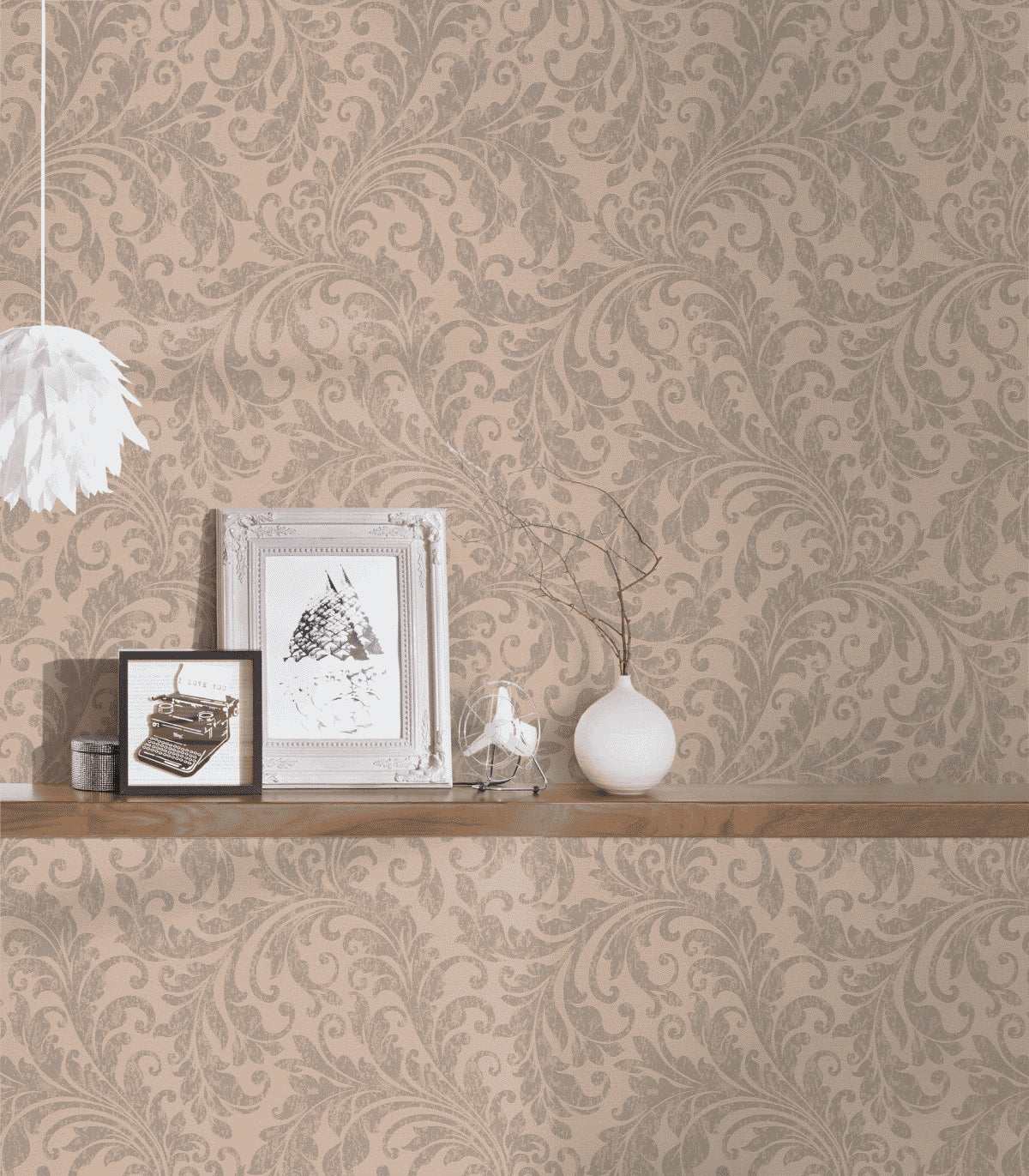 A.S. Création Barocktapete Barock Braun 366663 Tapete Di Seta Wandtapete Design
