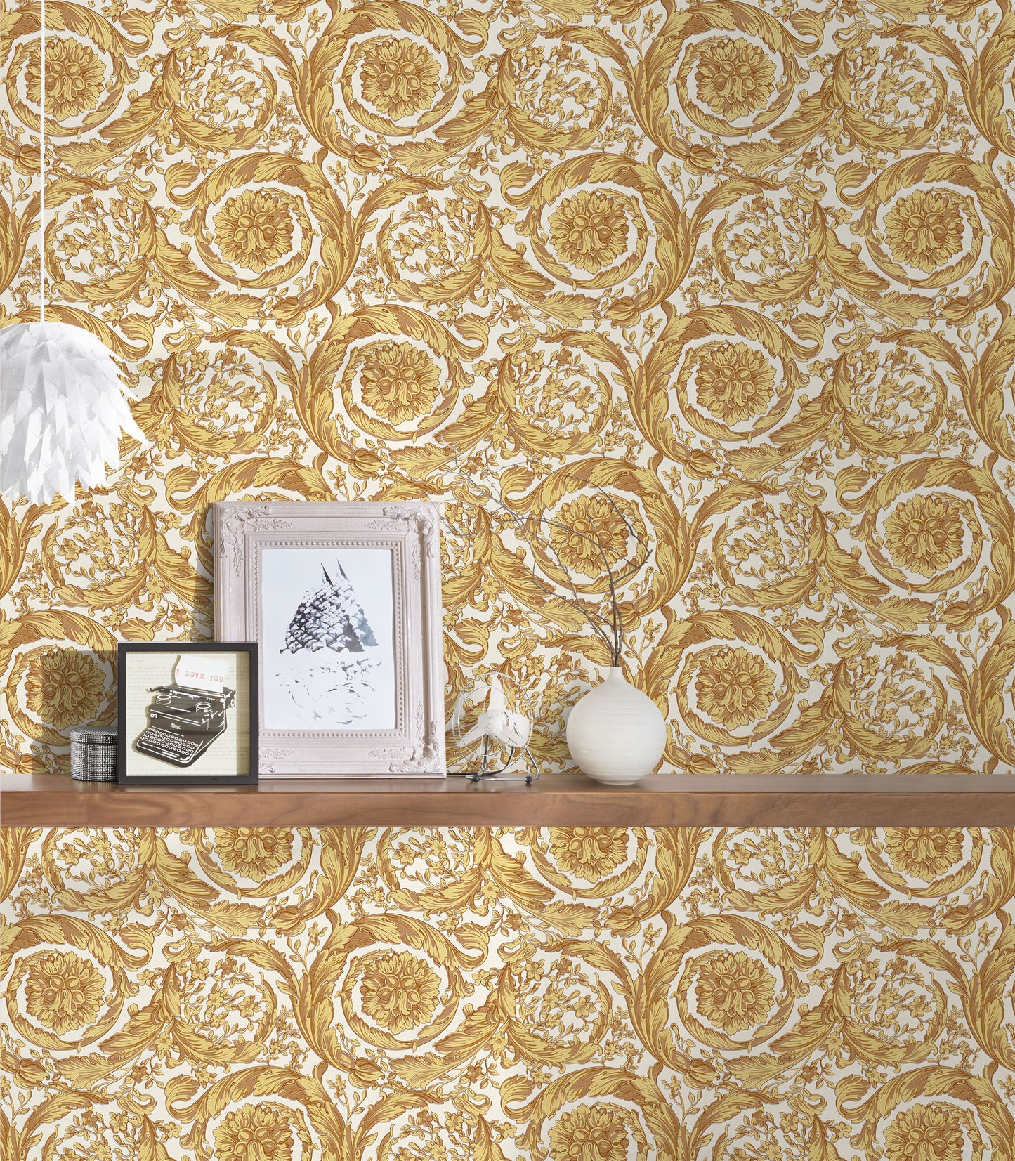 Versace Home Barocktapete Gold 366925 Luxus Vlies Designertapete Tapete Design