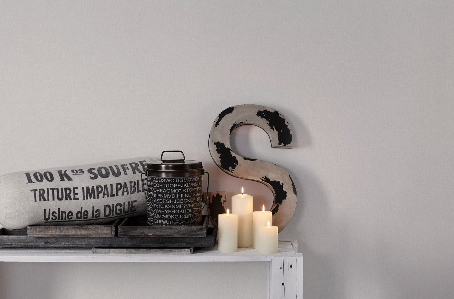 Unitapete Grau Vliestapete 367202 Wandtapete einfarbig A.S. Création Tapete