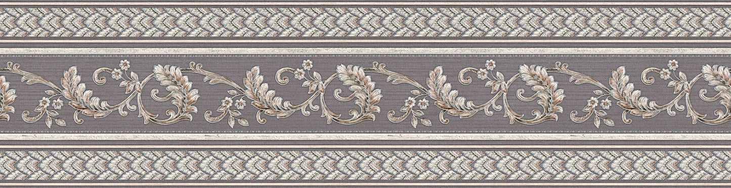 A.S. Création Barocktapete Silber 367311 Wandtapete Vlies Rolle Borte Bordüre