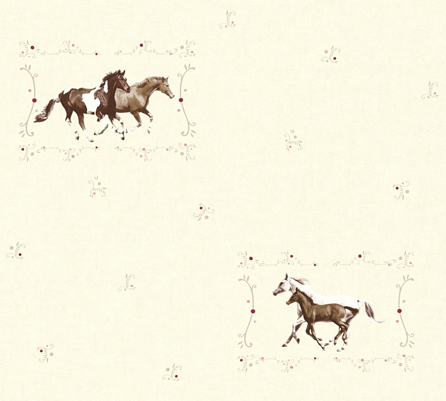 A.S. Création selbstklebende Papiertapete mit Tieren Beige 368331 Wandtapete