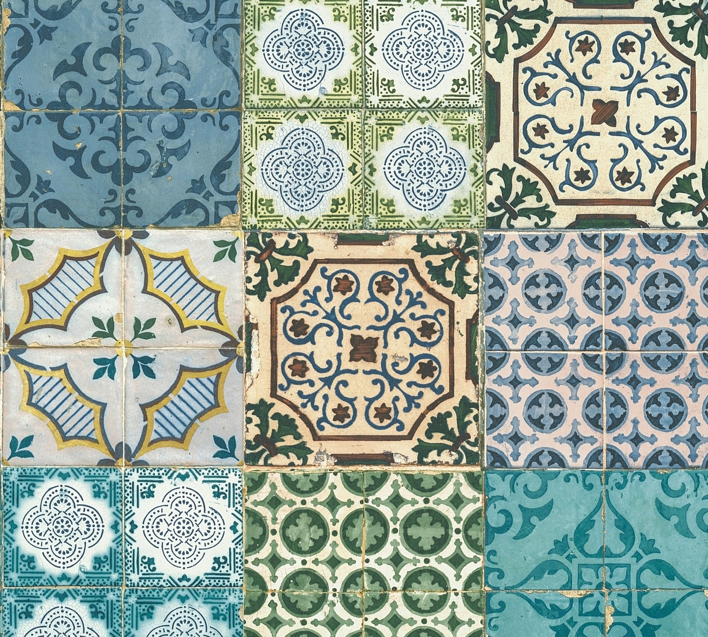 A.S. Création selbstklebende Fliesentapete Blau Papiertapete 368411 Wandtapete