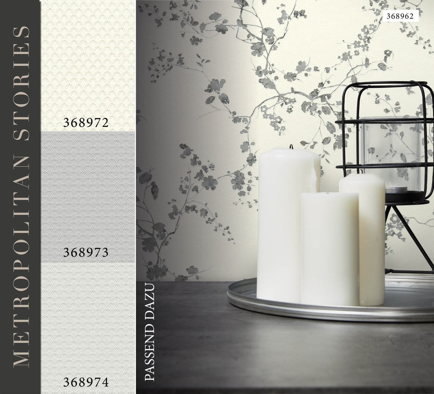 Unitapete Grau Vliestapete 368973 Wandtapete einfarbig A.S. Création Tapete