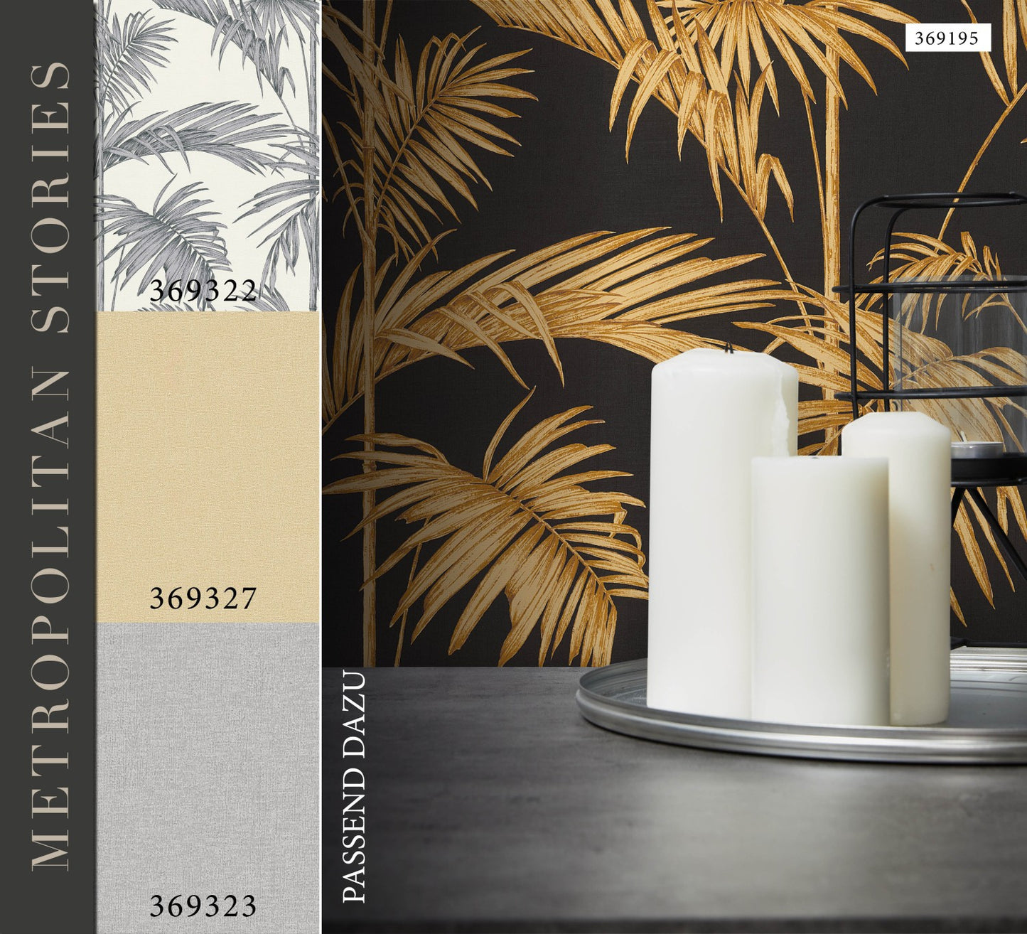 Unitapete Grau Vliestapete 369323 Wandtapete einfarbig A.S. Création Tapete