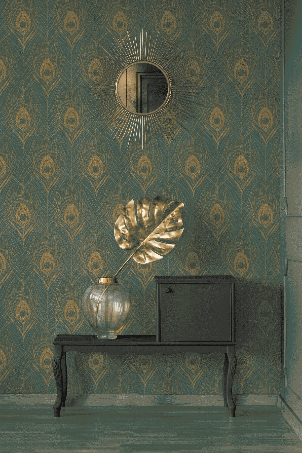 A.S. Création Tapete mit Federn Grün 369714 Tapete Absolutely Chic Wandtapete