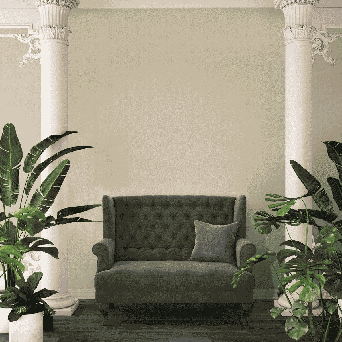 A.S. Création Unitapete Uni Creme 369766 Tapete Absolutely Chic Wandtapete