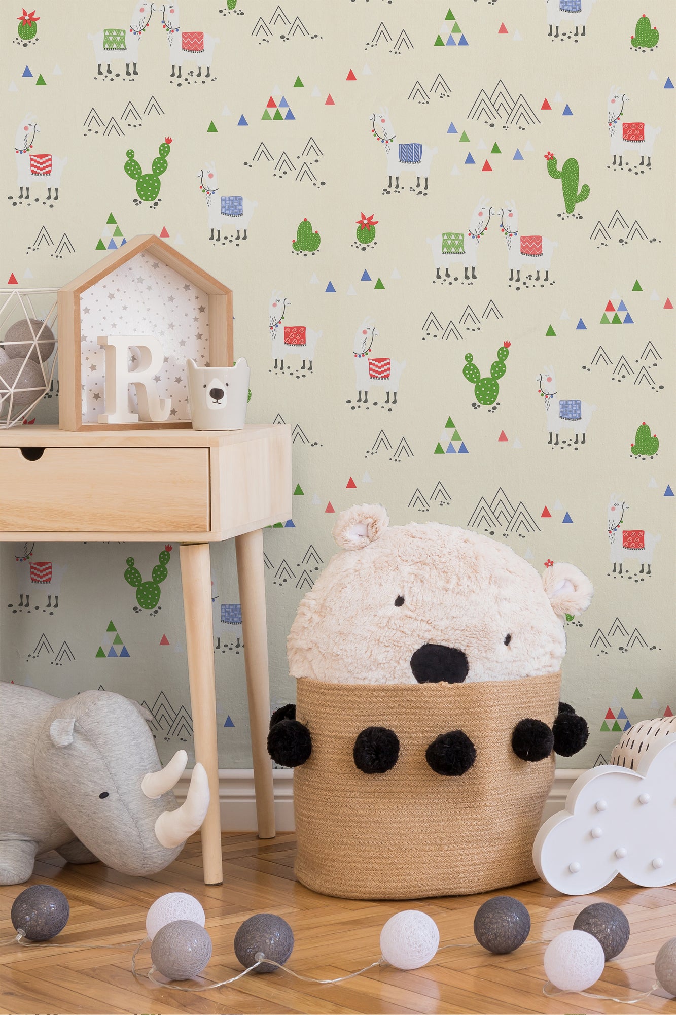 A.S. Création Ausgefallene Tapete Beige Vliestapete 369851 Kinderzimmertapete