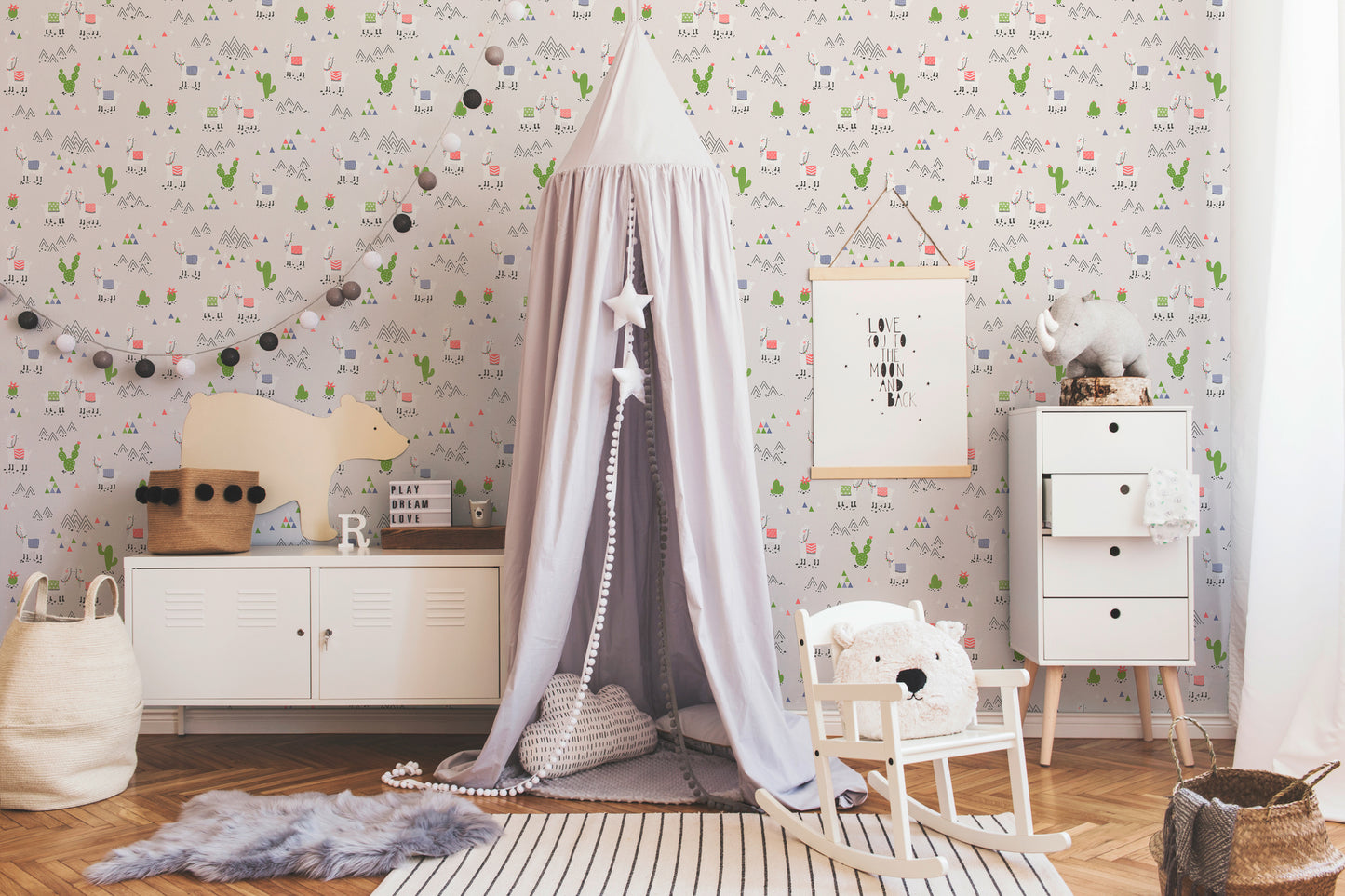 A.S. Création Ausgefallene Tapete Grau Vliestapete 369853 Kinderzimmertapete