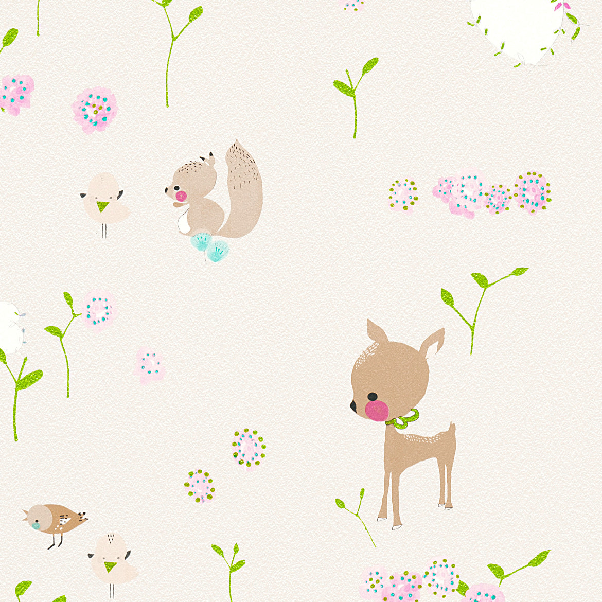 A.S. Création Kinderzimmertapete Beige Papiertapete 369881 Wandtapete