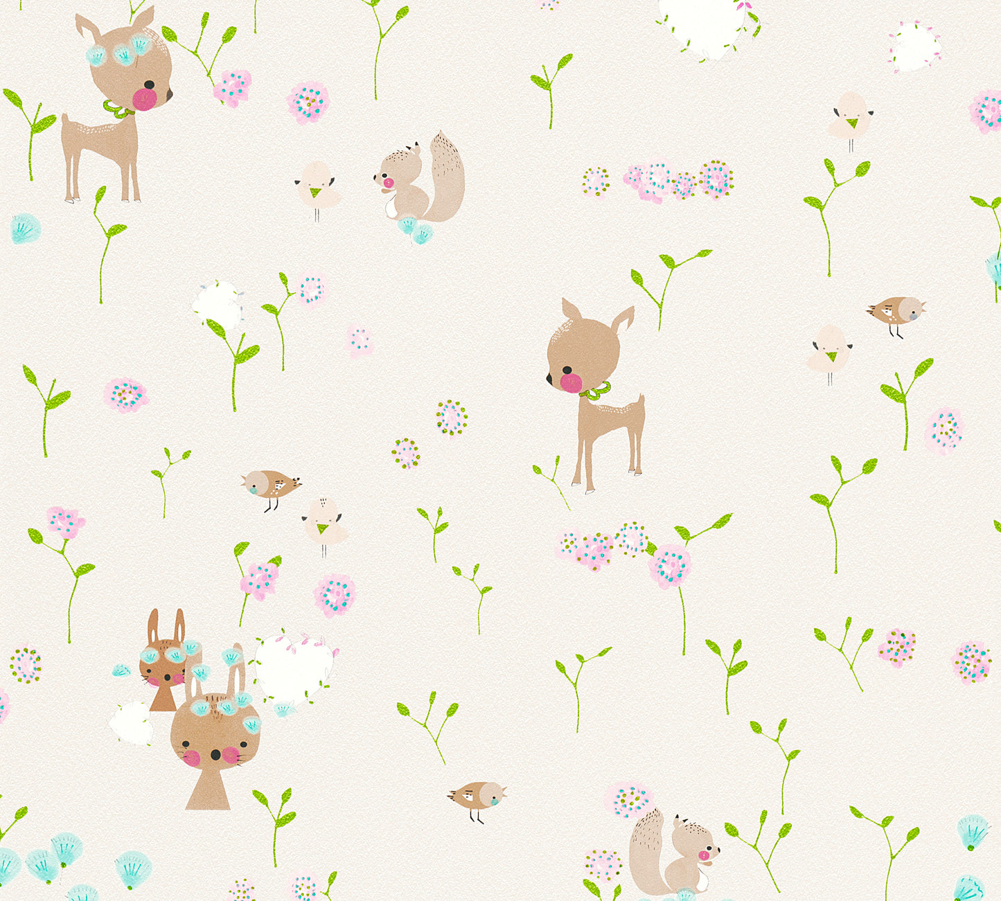 A.S. Création Kinderzimmertapete Beige Papiertapete 369881 Wandtapete