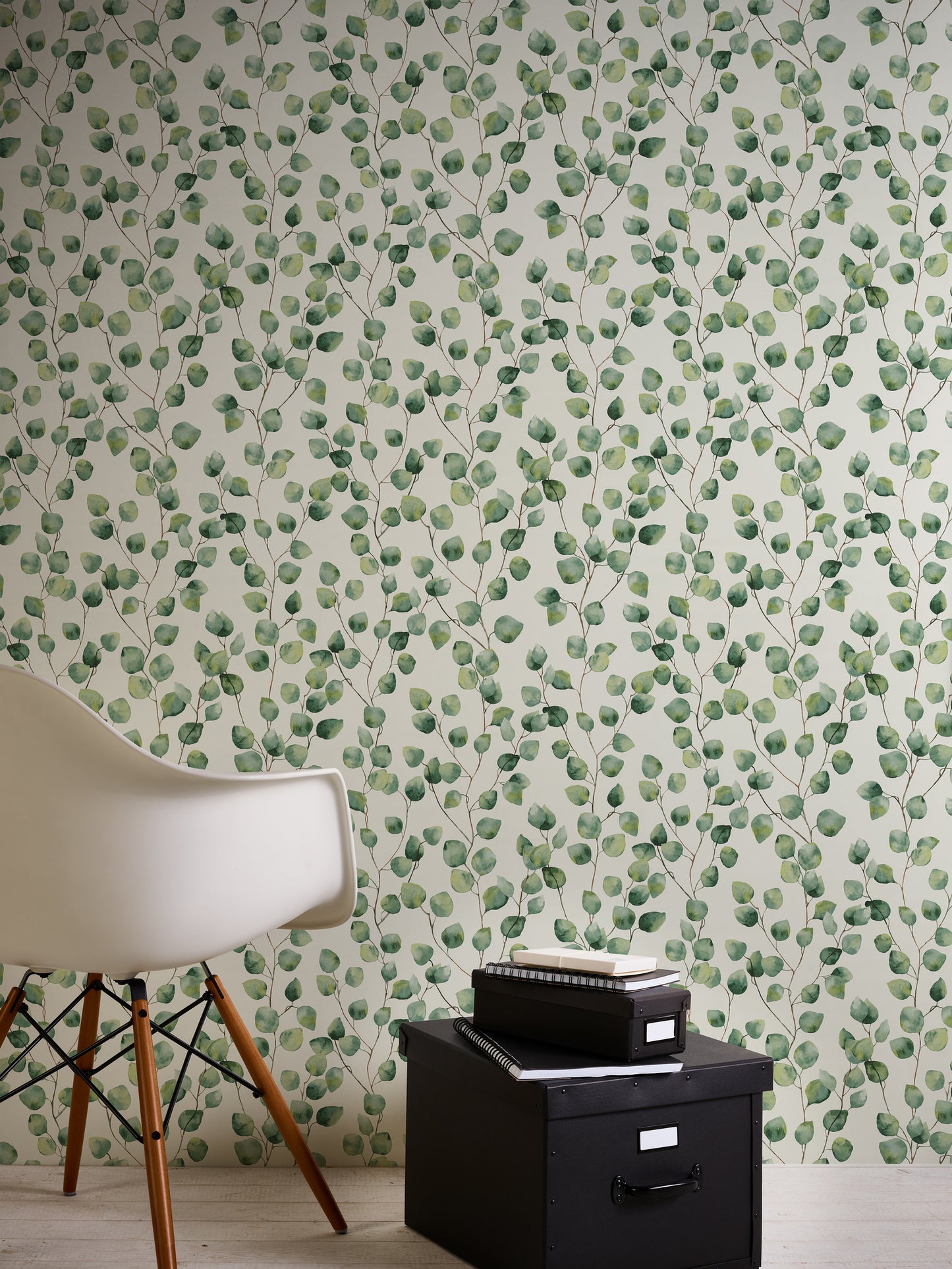 A.S. Création Blumen Vinyl Tapete Greenery Grün Wandtapete Blumentapete