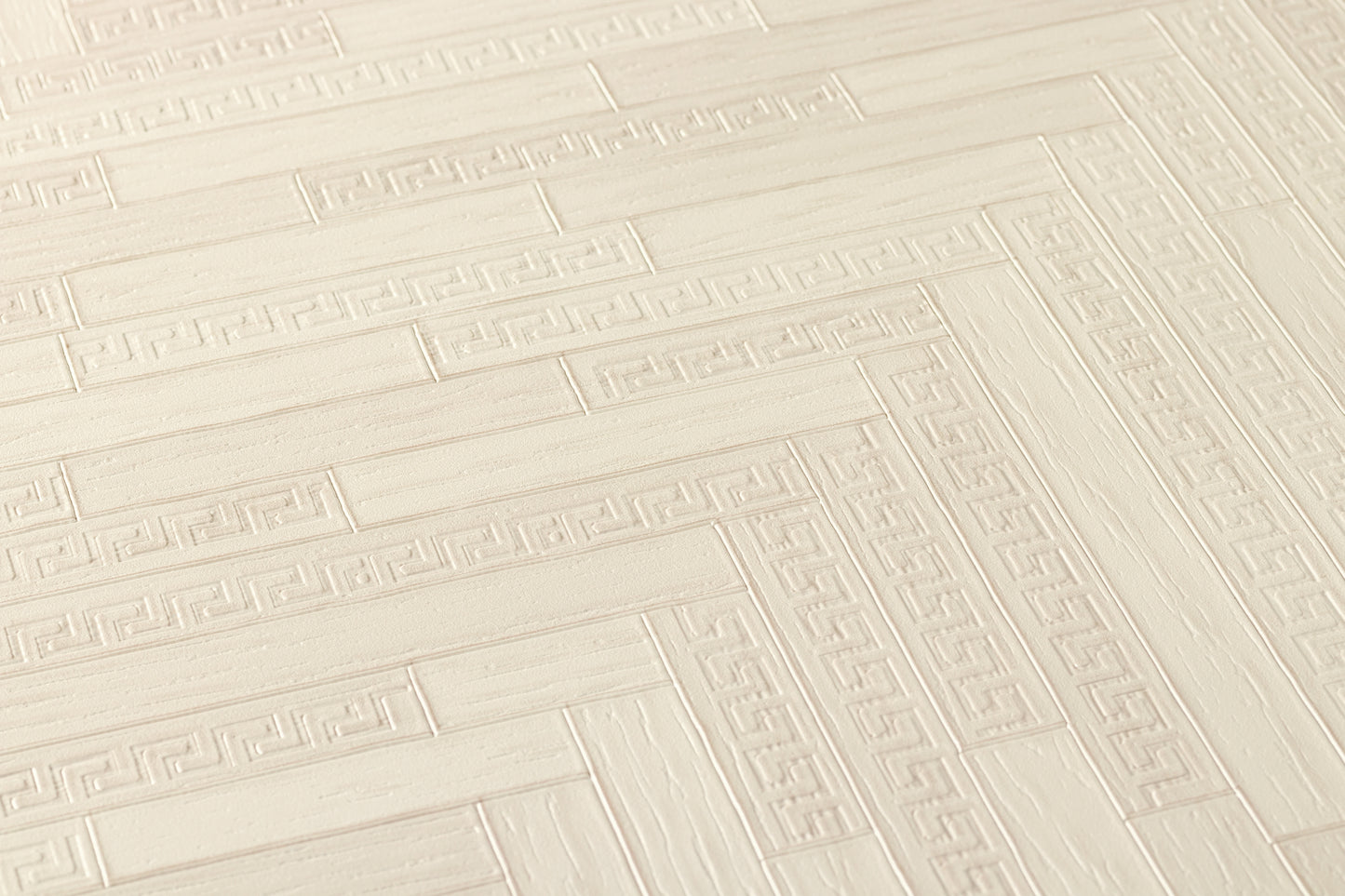 Versace Home Tapete in Holzoptik Creme 370515 Luxus Vlies Designertapete Design