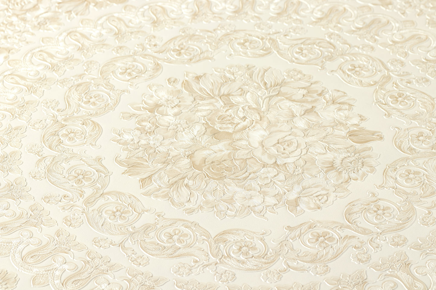 Versace Home Barocktapete Beige 370551 Luxus Vlies Designertapete Tapete Design