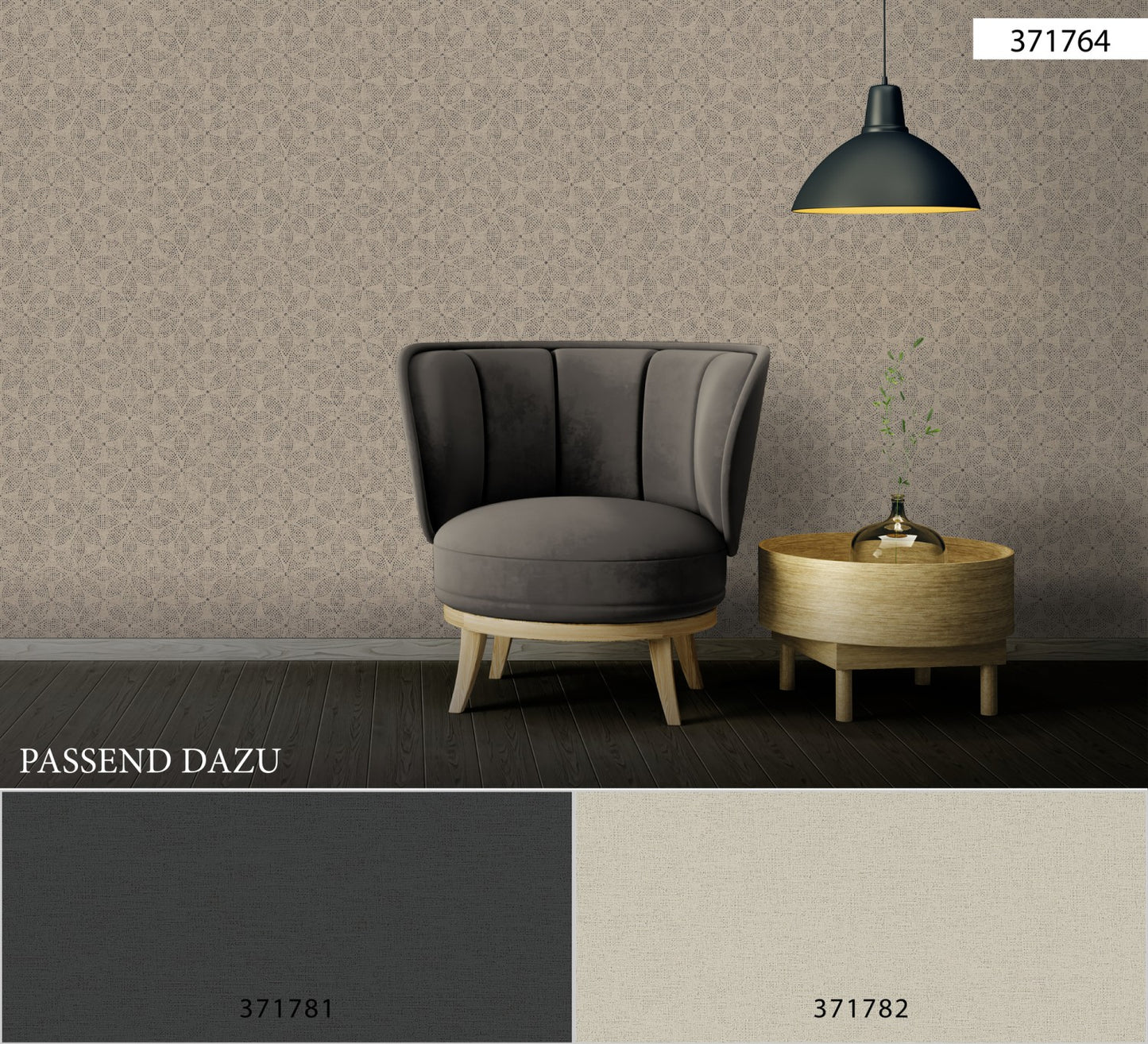 Geometrische Tapete Schwarz Vliestapete 371764 Wandtapete A.S. Création Tapete