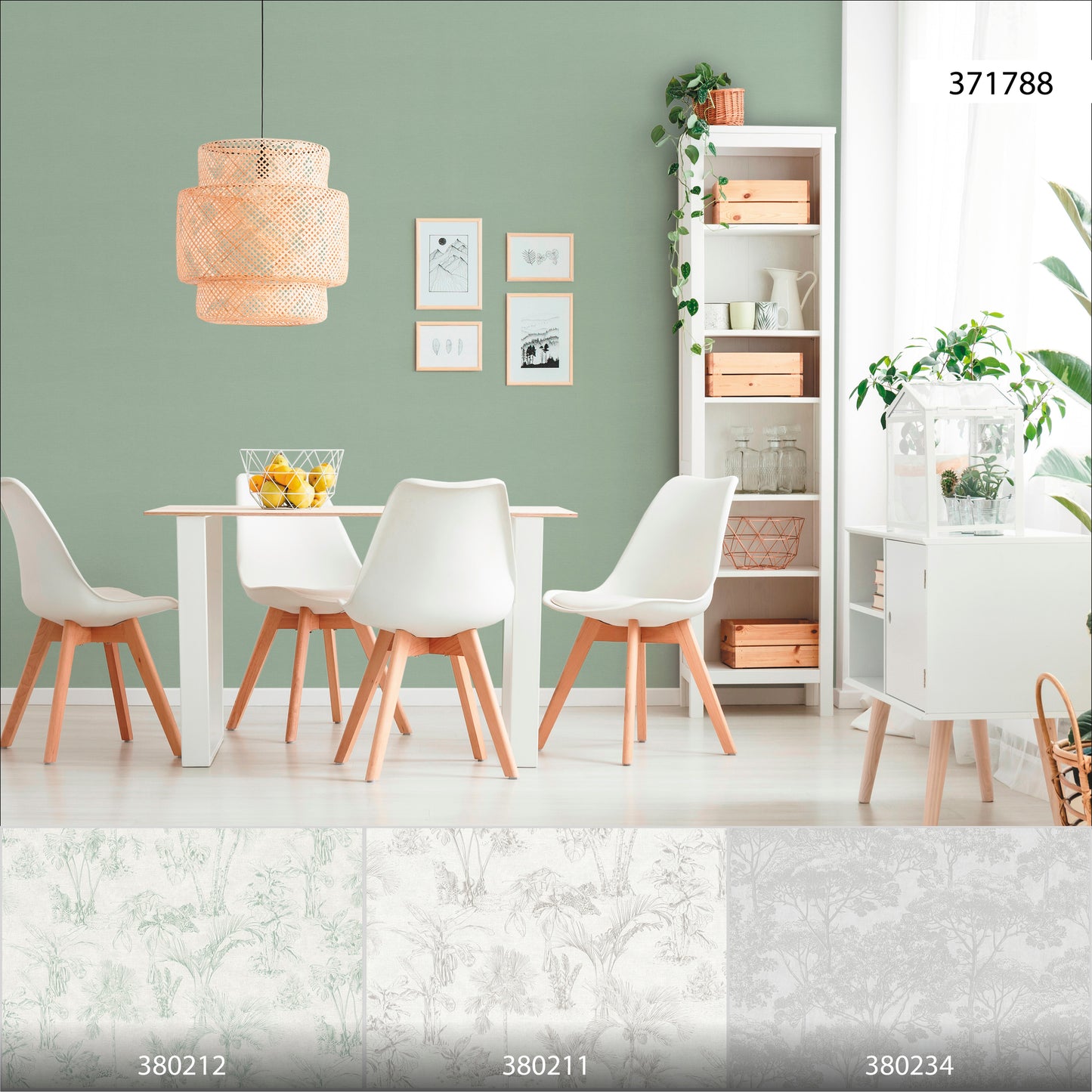 A.S. Création Tapete Antigua 371788 Grün Vlies Wandtapete Unitapete matt Uni