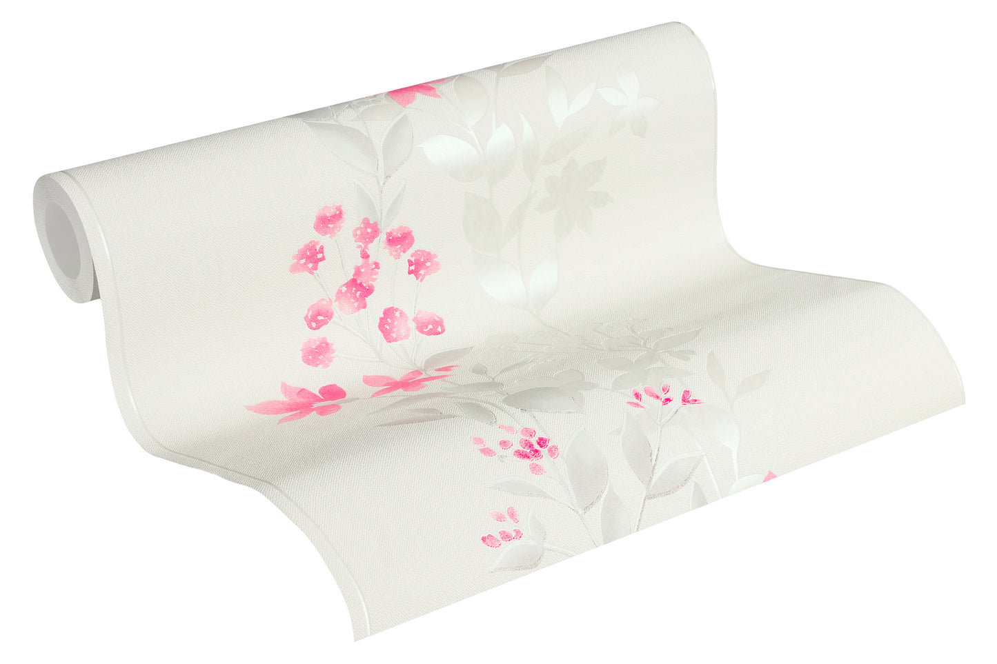 A.S. Création Blumentapete Blumen Grau 372664 Wandtapete Vlies Rolle Tapete