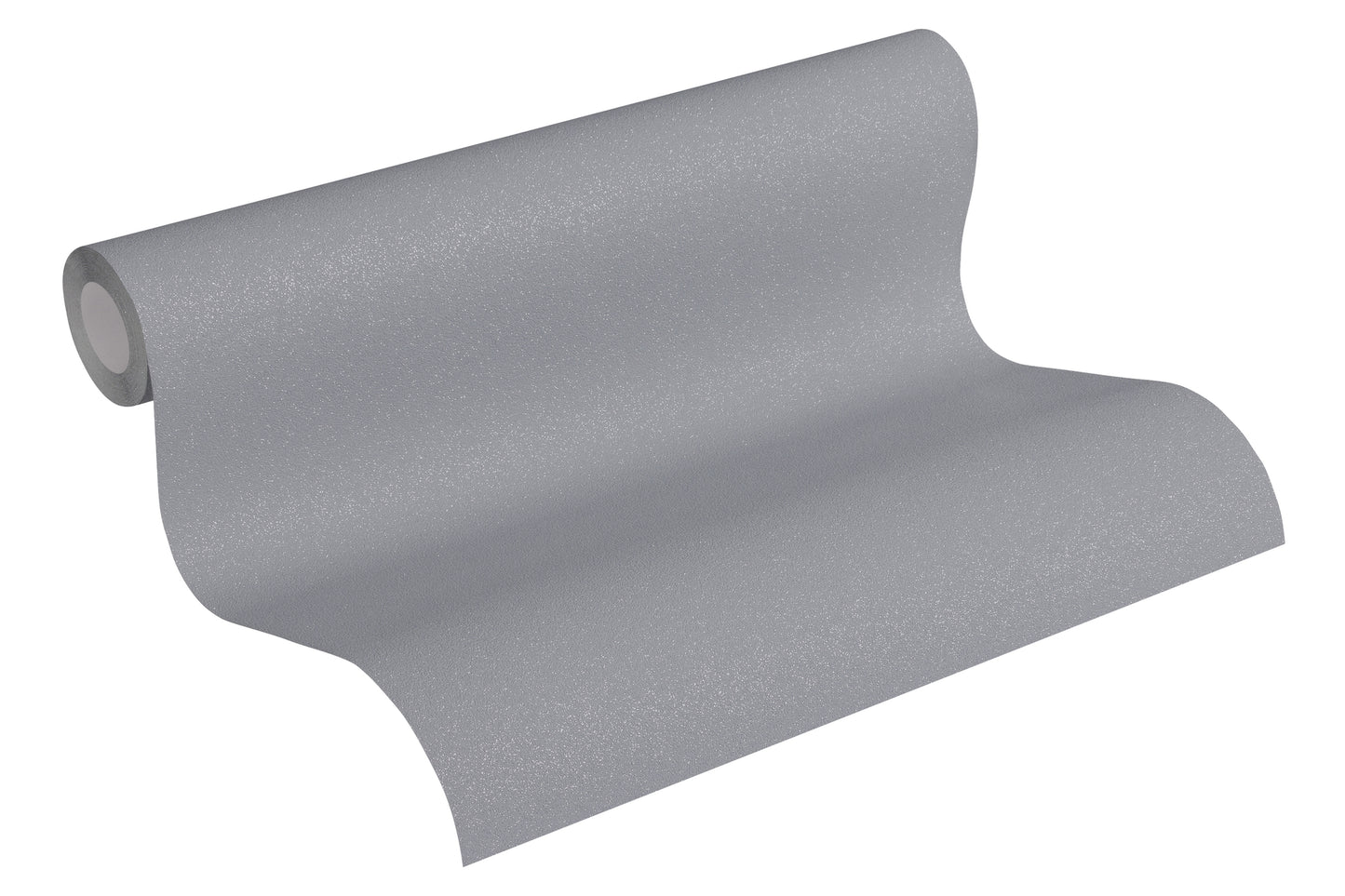 Livingwalls Uni Vinyl Tapete Trendwall Grau Glitzer Wandtapete Unitapete