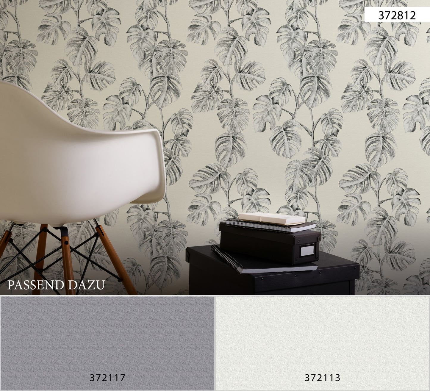 Dschungeltapete Schwarz Vliestapete 372812 Wandtapete A.S. Création Tapete