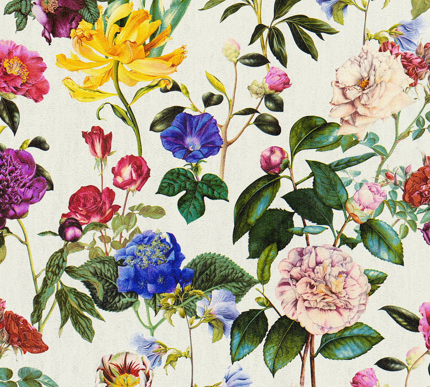 A.S. Création Designer Vinyl Tapete Jette Joop Bunt Blumen Wandtapete Design