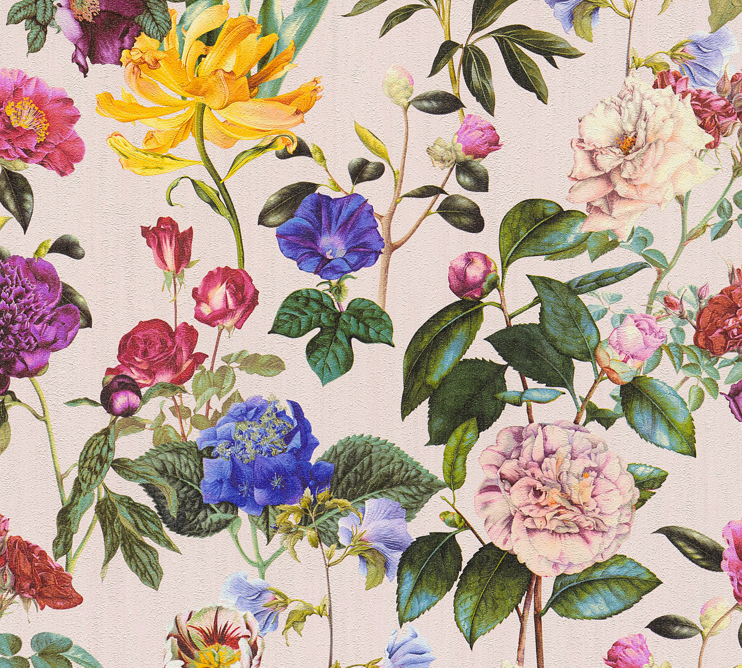 A.S. Création Designer Vinyl Tapete Jette Joop Bunt Blumen Wandtapete Design