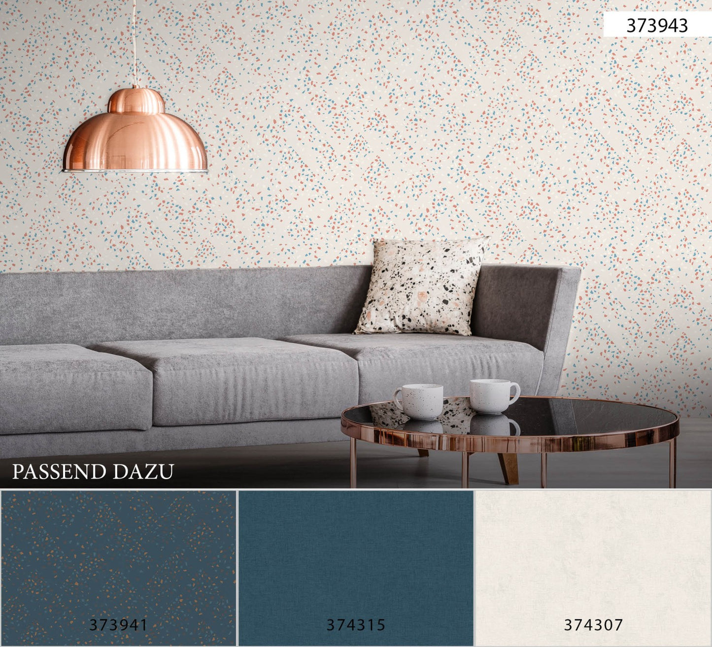 Moderne Tapete Blau Vliestapete 373943 Wandtapete A.S. Création Tapete