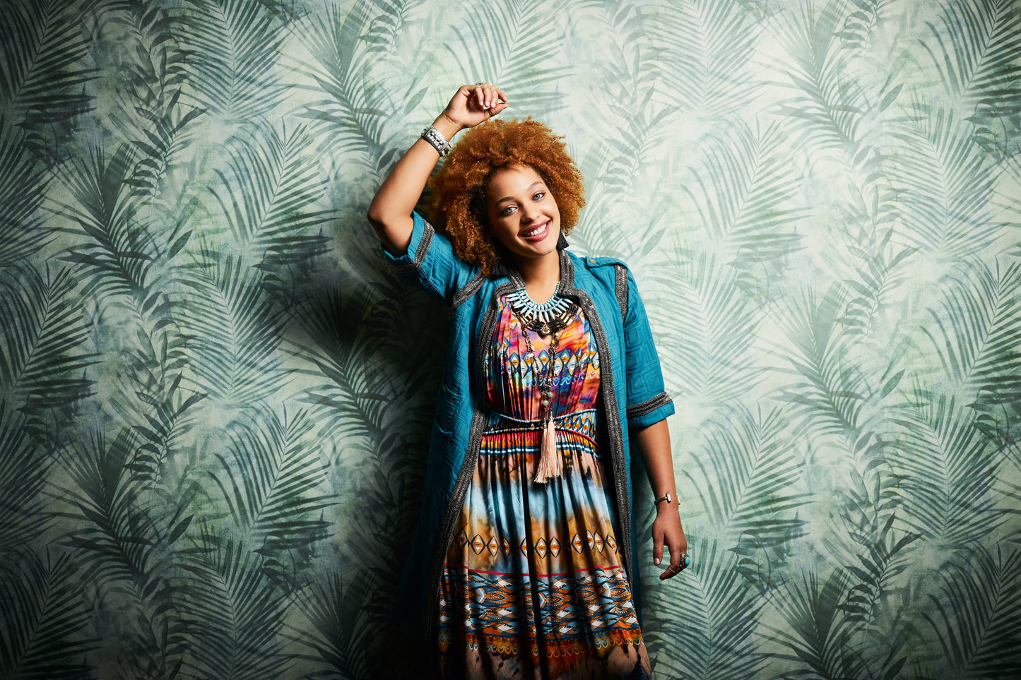 A.S. Création Palmen Vinyl Tapete Neue Bude 2,Tropical Concre Grün Dschungel