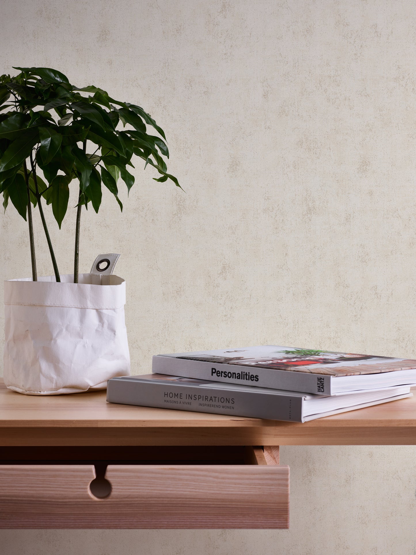A.S. Création Uni Vinyl Tapete Neue Bude 2.0 Edition Beige Wandtapete ansatzfrei