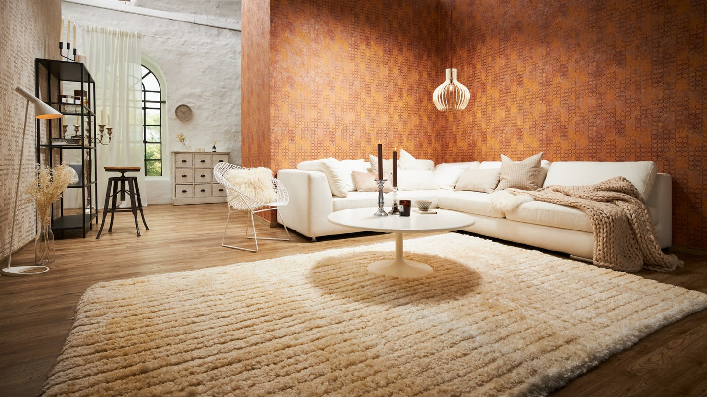 Designtapete Orange Vliestapete 374243 Wandtapete A.S. Création Tapete