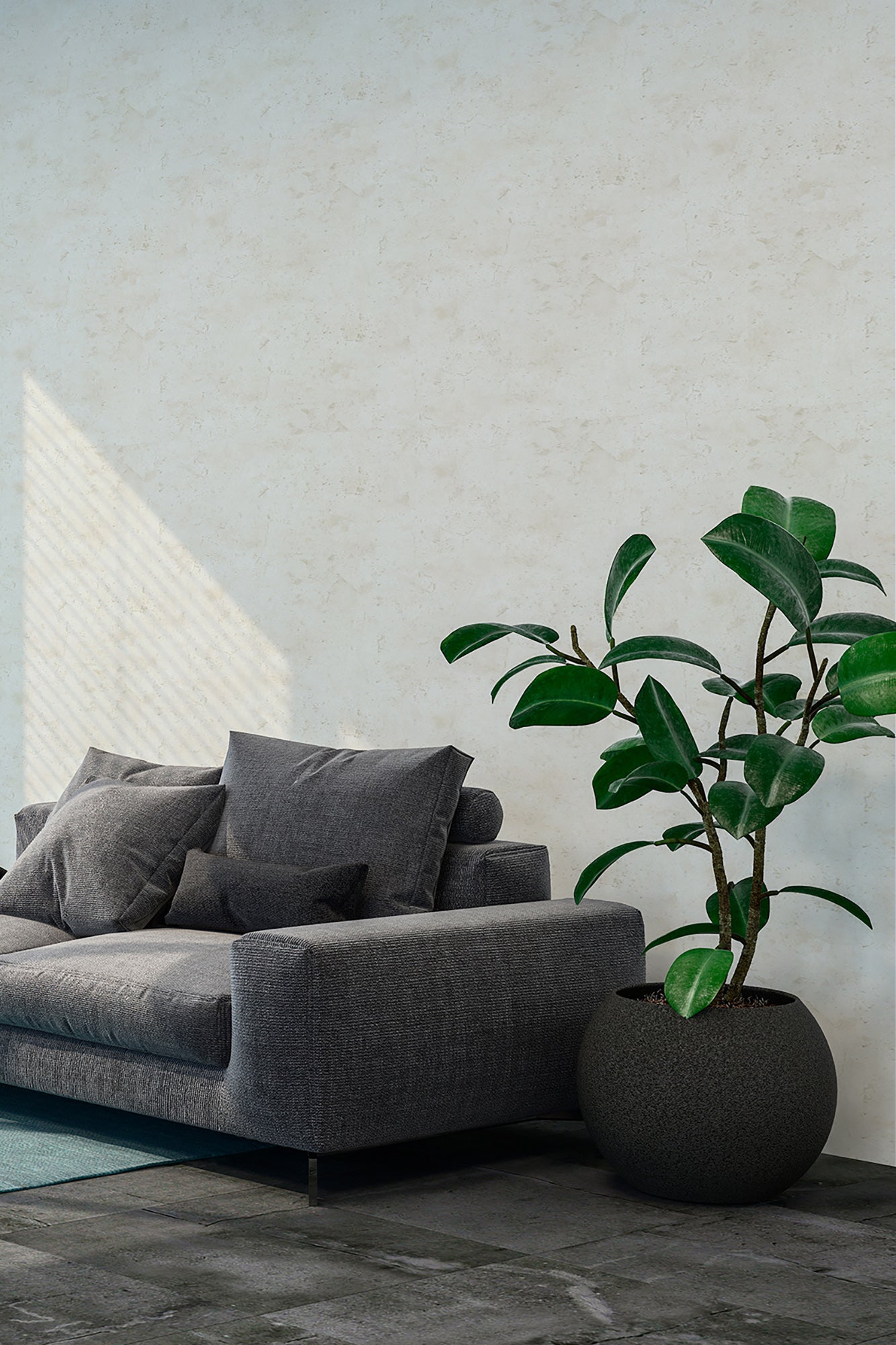 Livingwalls Beton Optik Vinyl Tapete New Walls,Loft Livin Creme Wandtapete