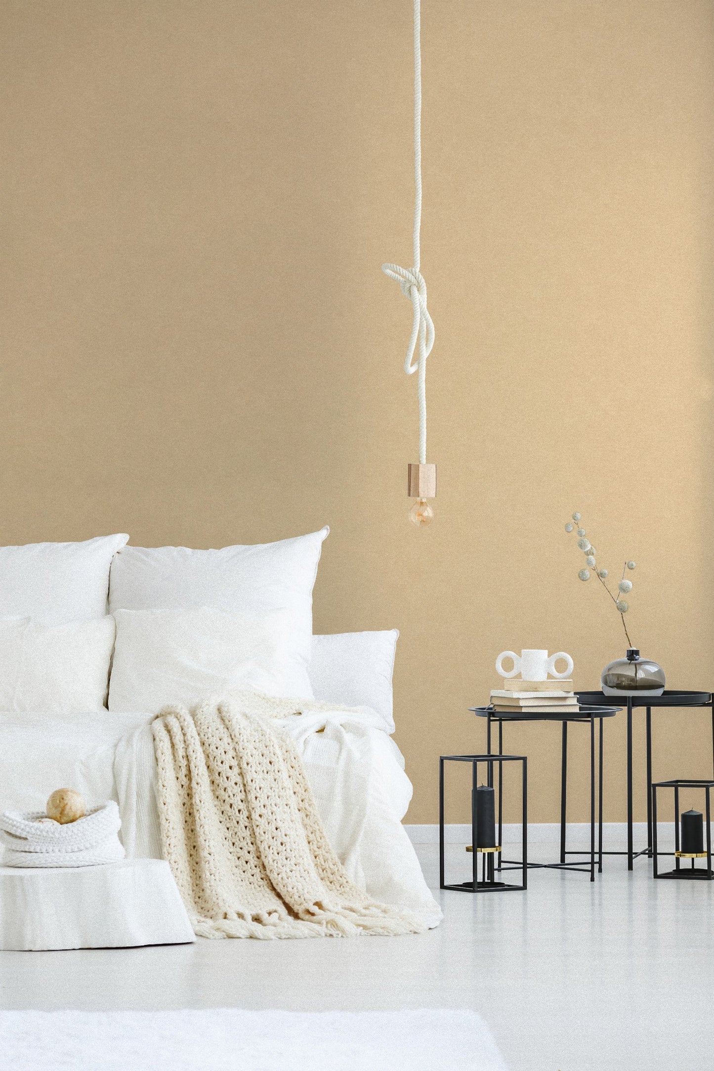 Unitapete Beige Vliestapete 375056 Wandtapete einfarbig A.S. Création Tapete