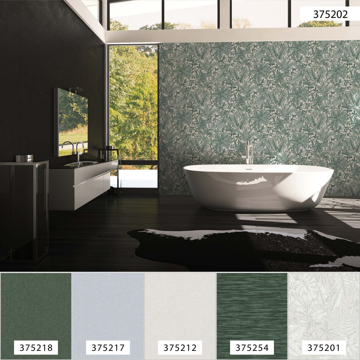 Daniel Hechter Dschungeltapete Grün 375202 Wandtapete Vliestapete Floral Vinyl