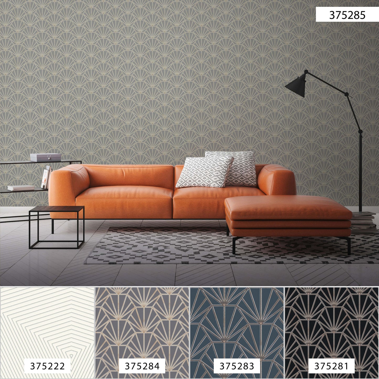 Daniel Hechter Tapete geometrisch Grau 375285 Wandtapete Vliestapete Grafik