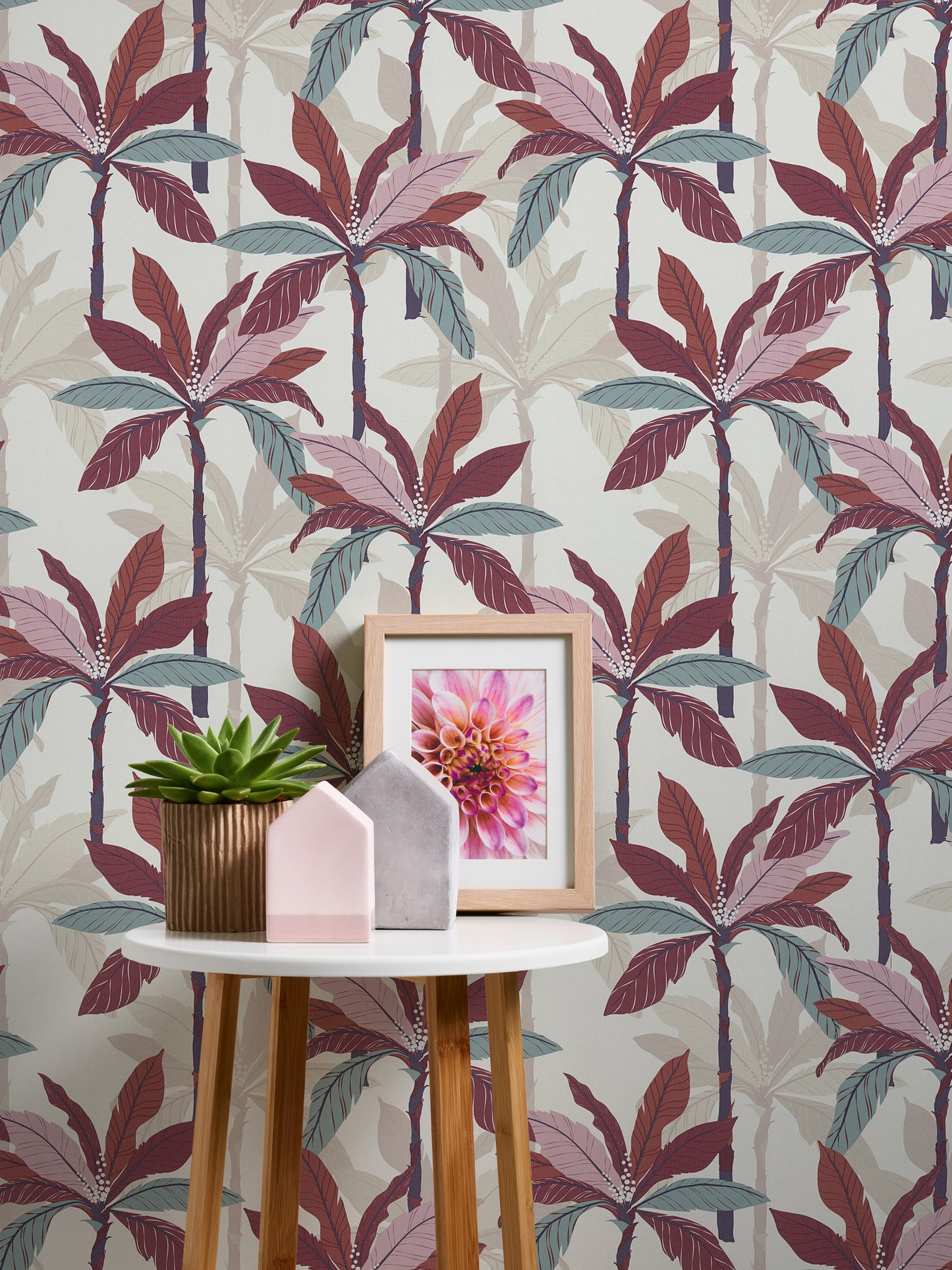 A.S. Création Dschungeltapete Rot 375304 Wandtapete Vliestapete Floral Vinyl