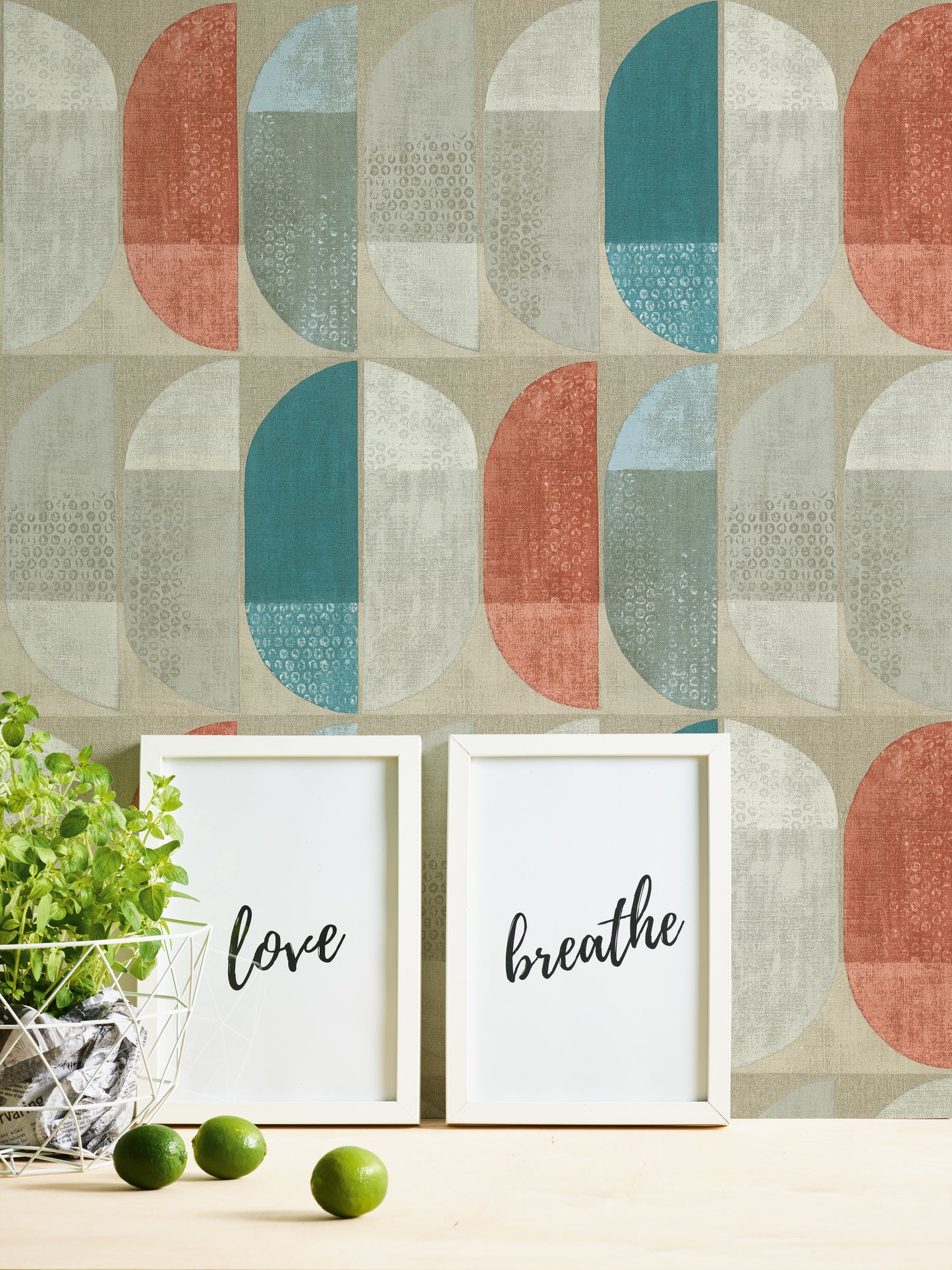 A.S. Création Geometrische Tapete Beige 375311 Wandtapete Vliestapete Vinyl