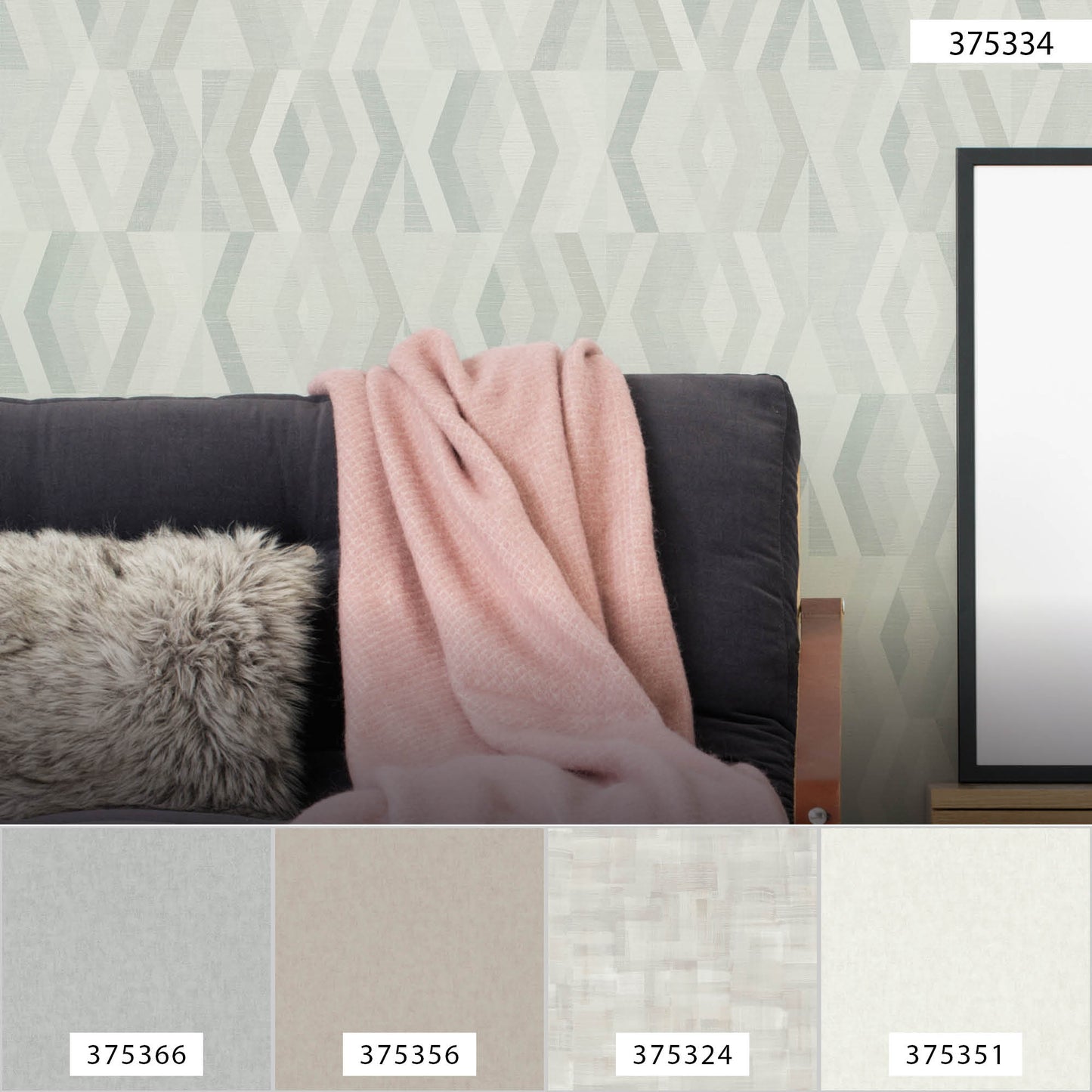 A.S. Création Tapete geometrisch Grau 375334 Wandtapete Vliestapete Grafik Vinyl