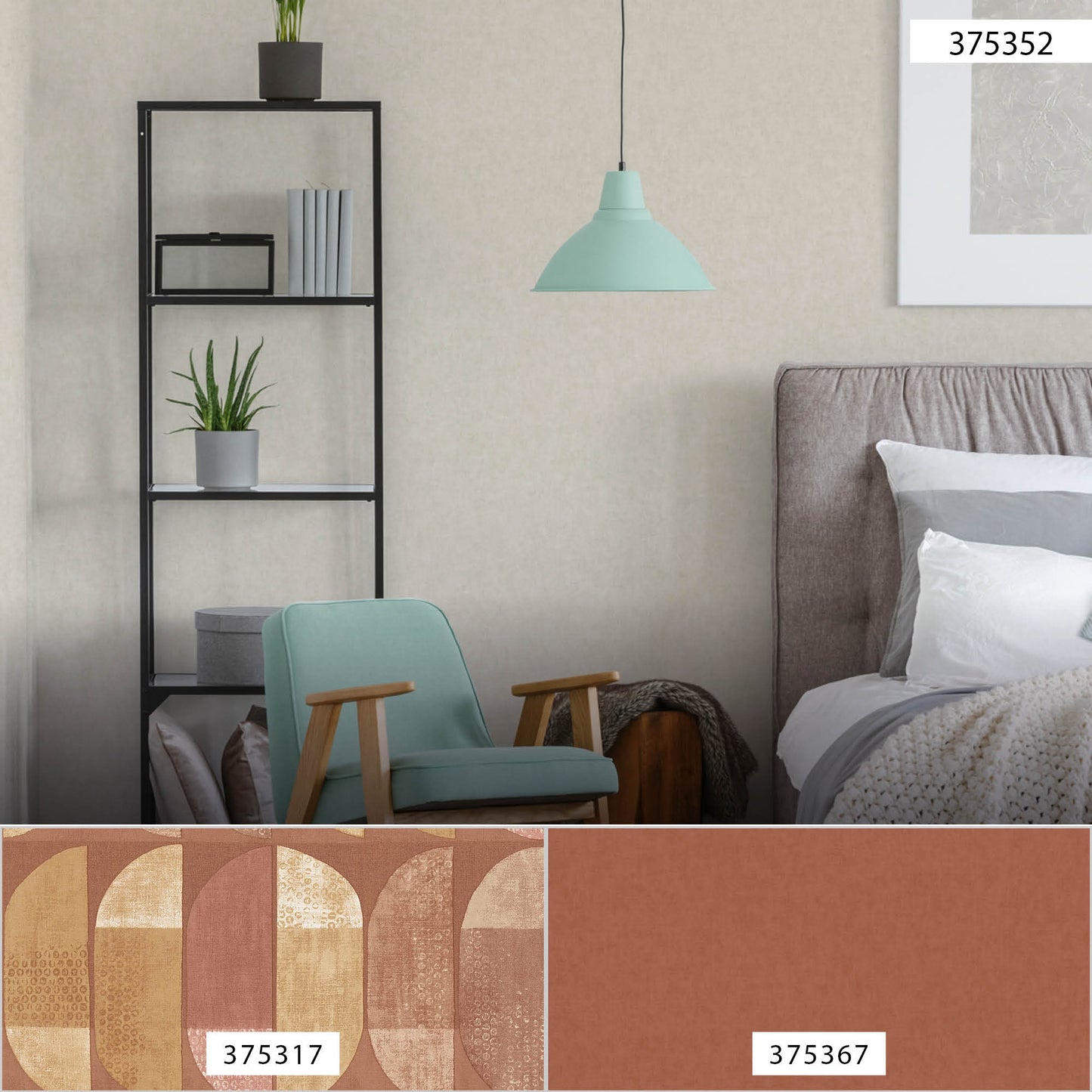 A.S. Création Unitapete Beige 375352 Wandtapete Vliestapete Floral Unis Vinyl