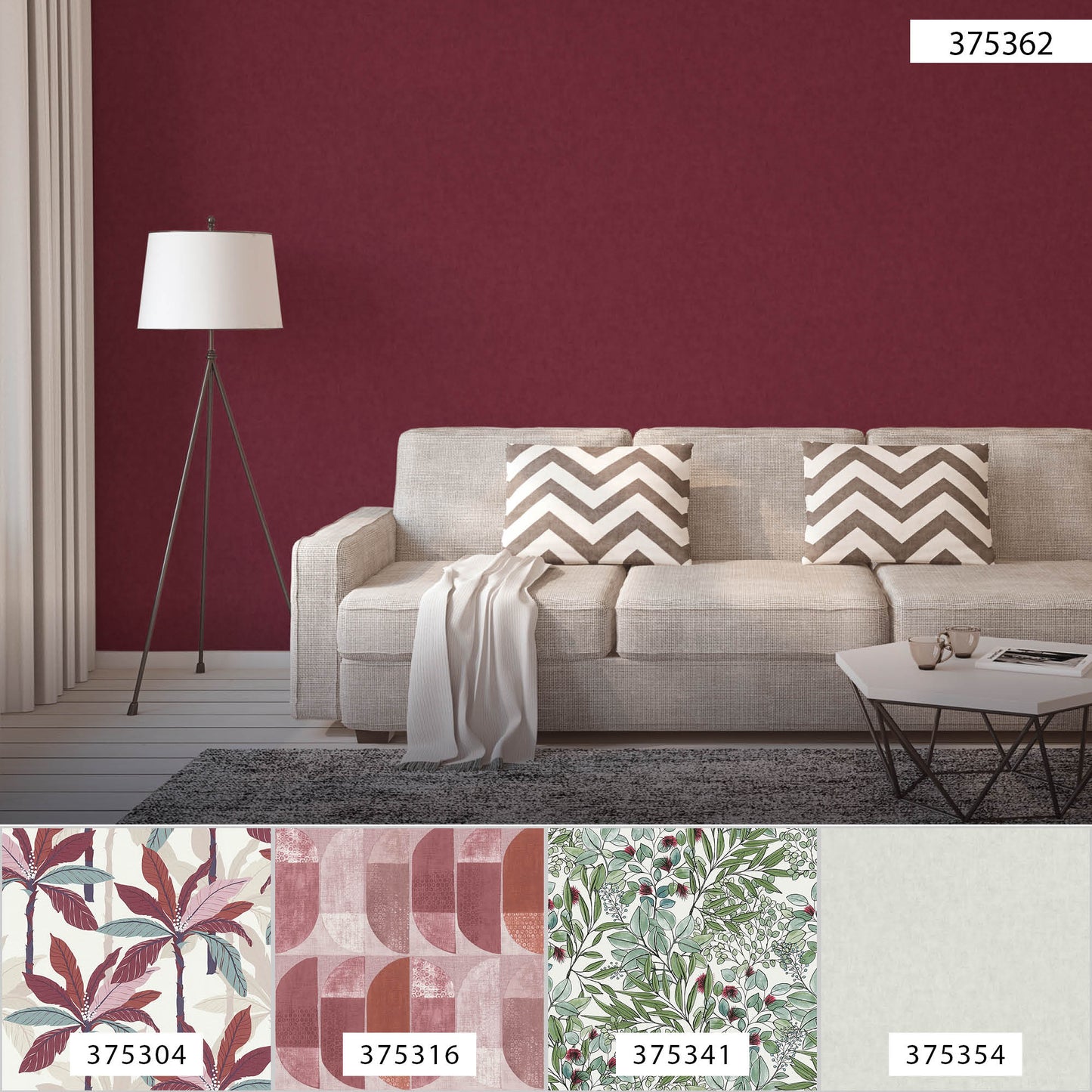 A.S. Création Unitapete Lila 375362 Wandtapete Vliestapete Floral Unis Vinyl