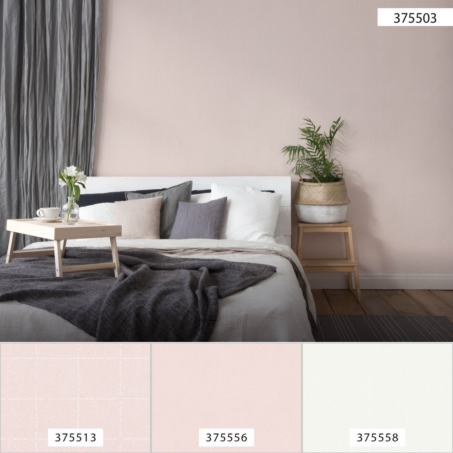 Unitapete Rosa Vliestapete 375503 Wandtapete einfarbig A.S. Création Tapete