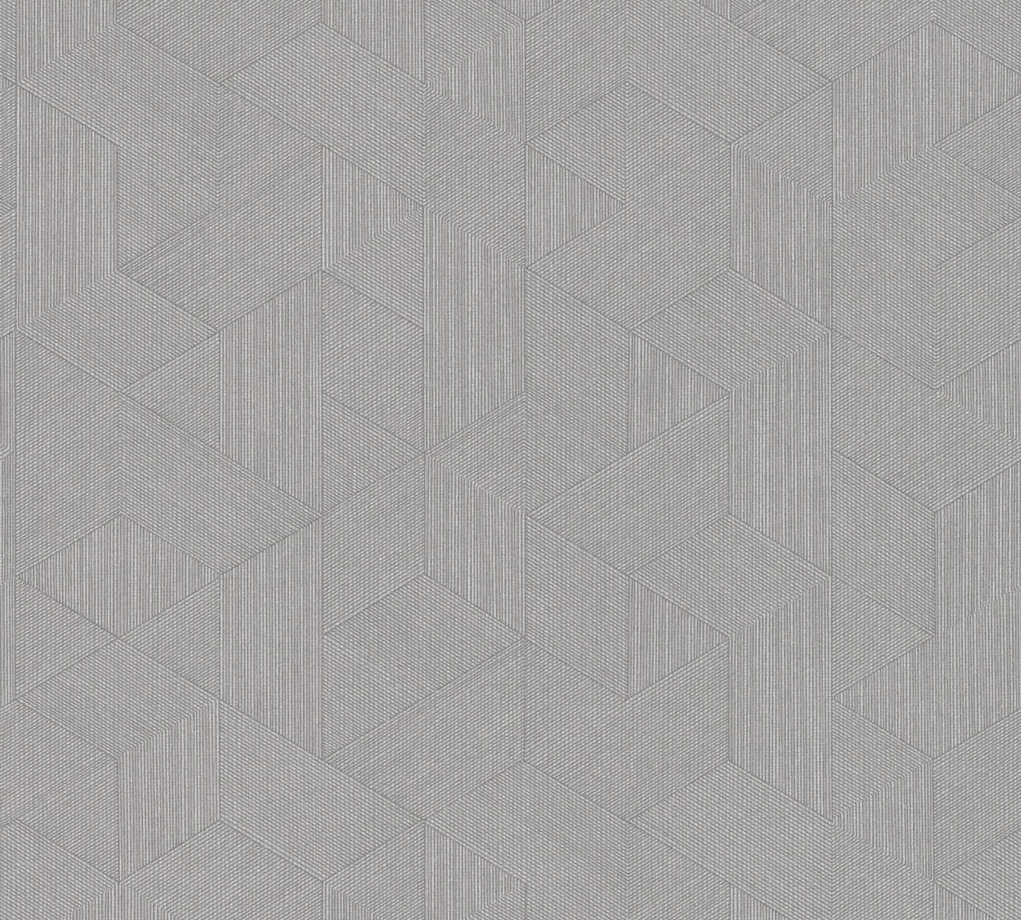 A.S. Création Geometrisch Grau 375615 Wandtapete Vlies Satin Rolle Tapete VILLA