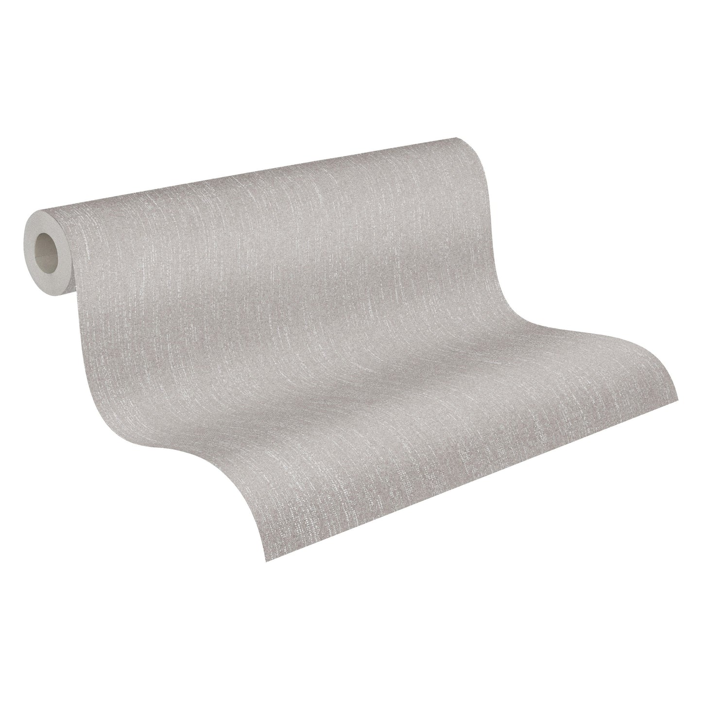 A.S. Création Uni Grau 375623 Wandtapete Vlies Satin Rolle Tapete VILLA