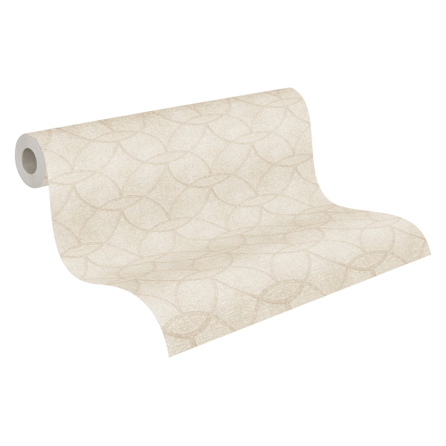 A.S. Création Geometrisch Beige 375643 Wandtapete Vlies Satin Rolle Tapete
