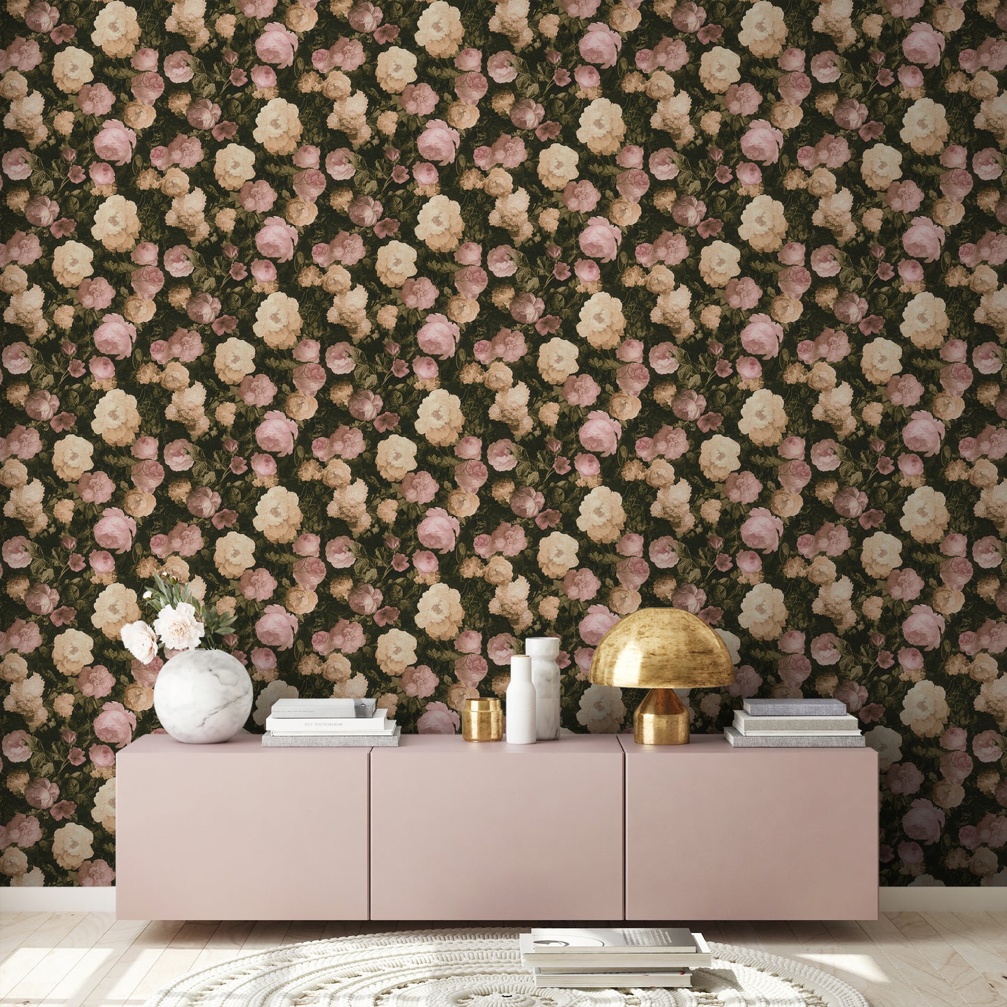 A.S. Création Blumen Tapete Rosa 376501 Wandtapete Vliestapete Floral modern