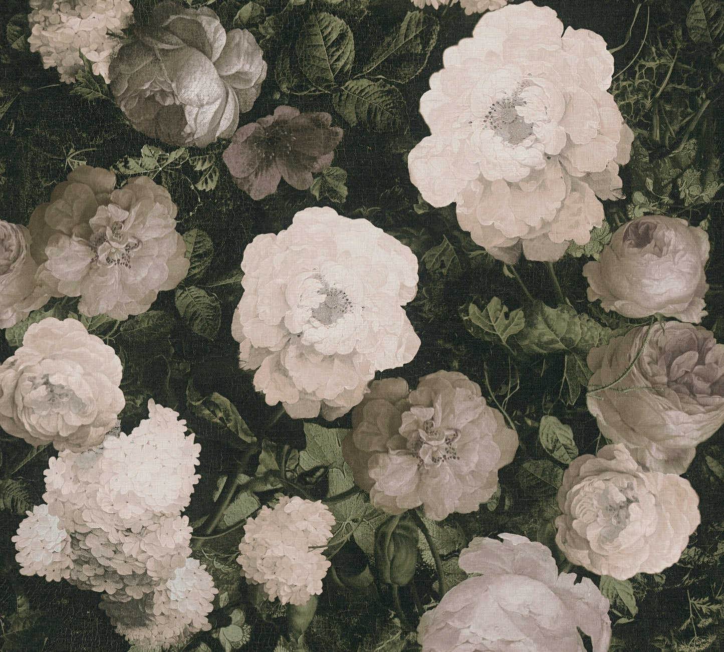 A.S. Création Blumentapete Creme 376503 Wandtapete Vliestapete Floral Vinyl