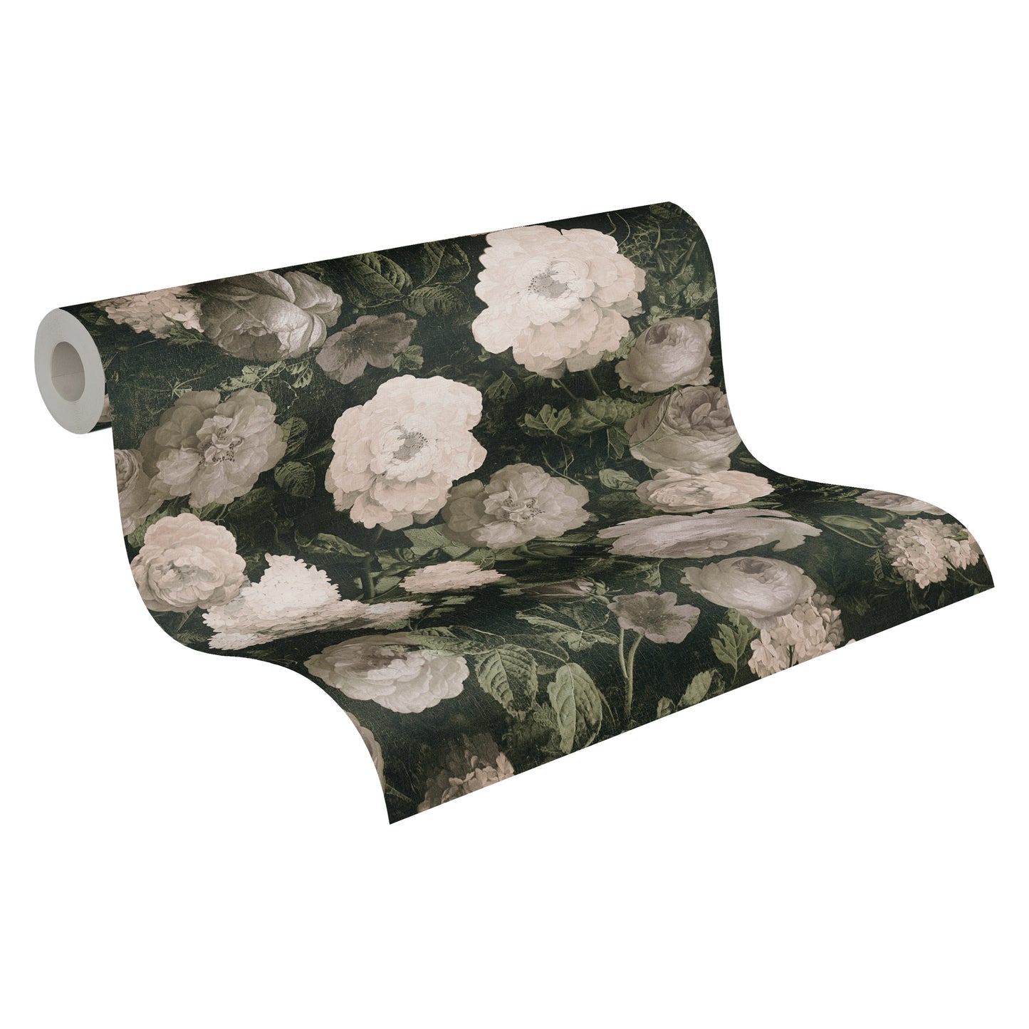 A.S. Création Blumentapete Creme 376503 Wandtapete Vliestapete Floral Vinyl