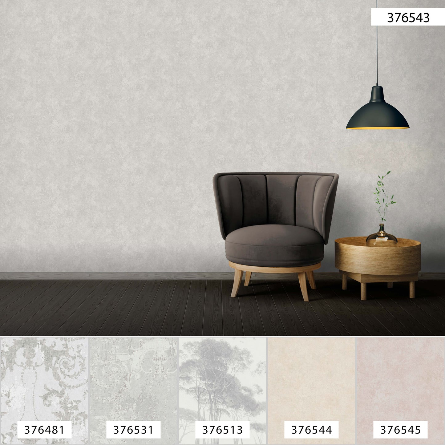 A.S. Création Unitapete Silber 376543 Wandtapete Vliestapete Struktur Unis Vinyl