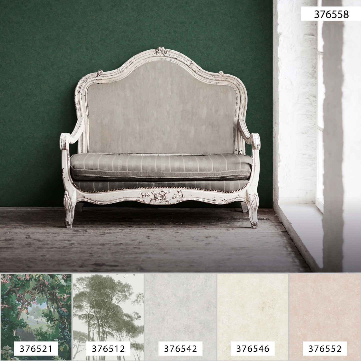 A.S. Création Unitapete Grün 376558 Wandtapete Vliestapete Struktur Unis Vinyl