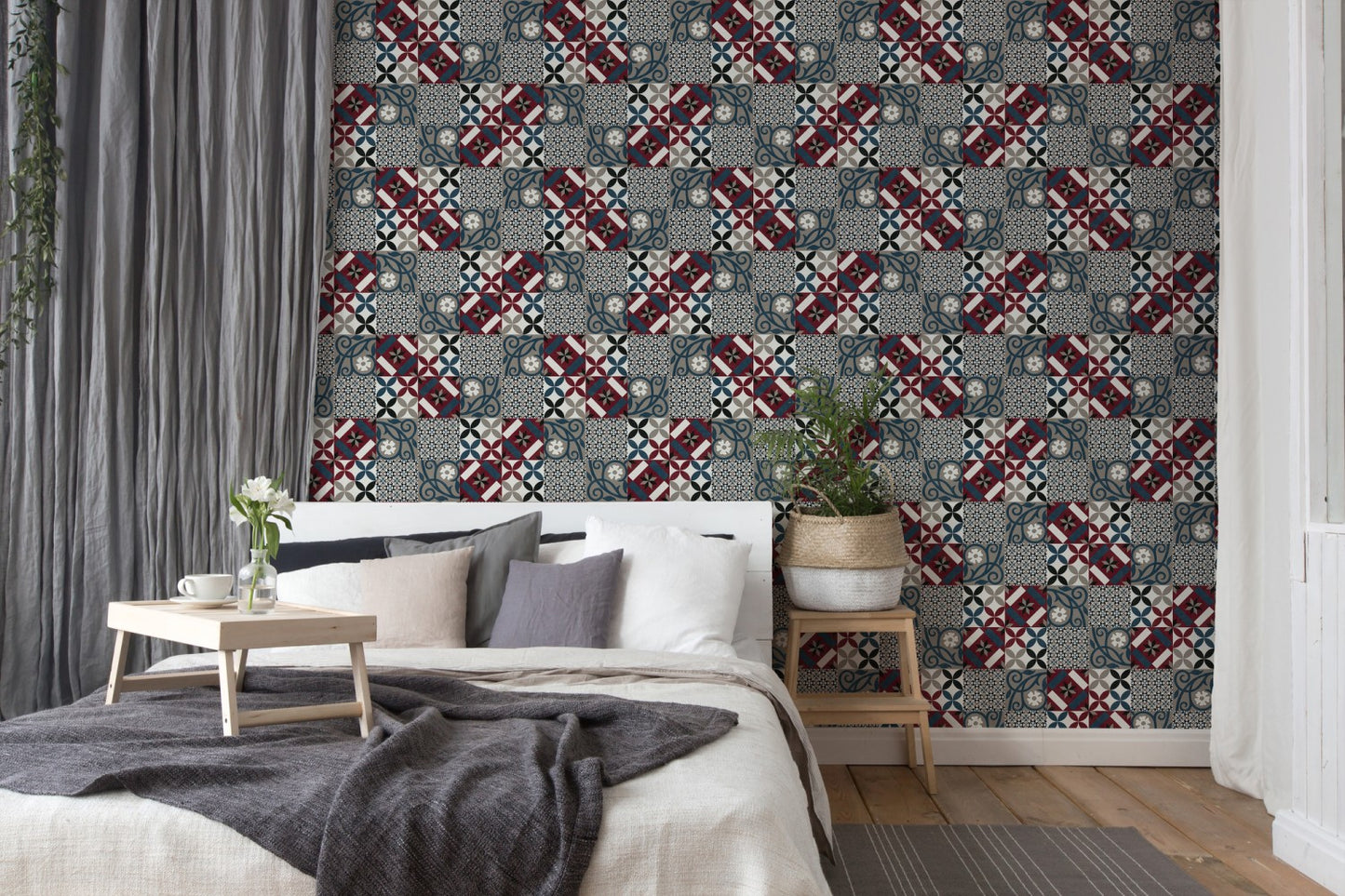 Fliesentapete Schwarz Vliestapete 376844 Wandtapete A.S. Création Tapete